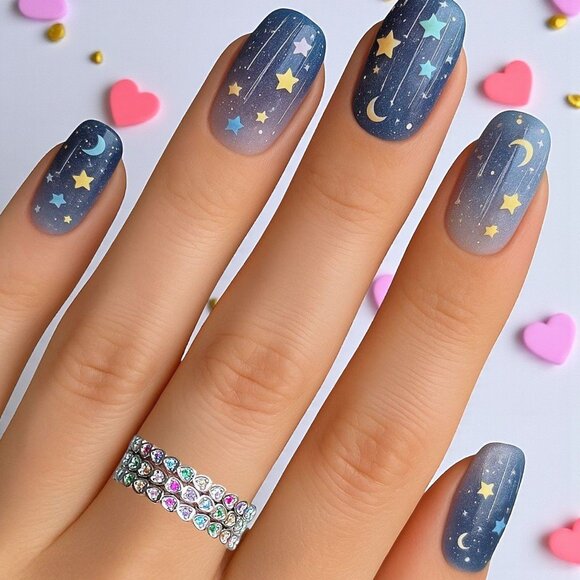 🆕️Rainbow Heart Ring S925 Sterling Silver Dainty Minimalist Bundle Offer Sz 5.5 - Picture 10 of 12